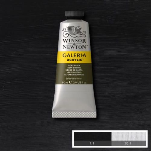 Winsor & Newton Galeria Akrilik Boya Ivory Black 60 Ml Winsor & Newton Galeria Akrilik Boya Ivory Black 60 Ml